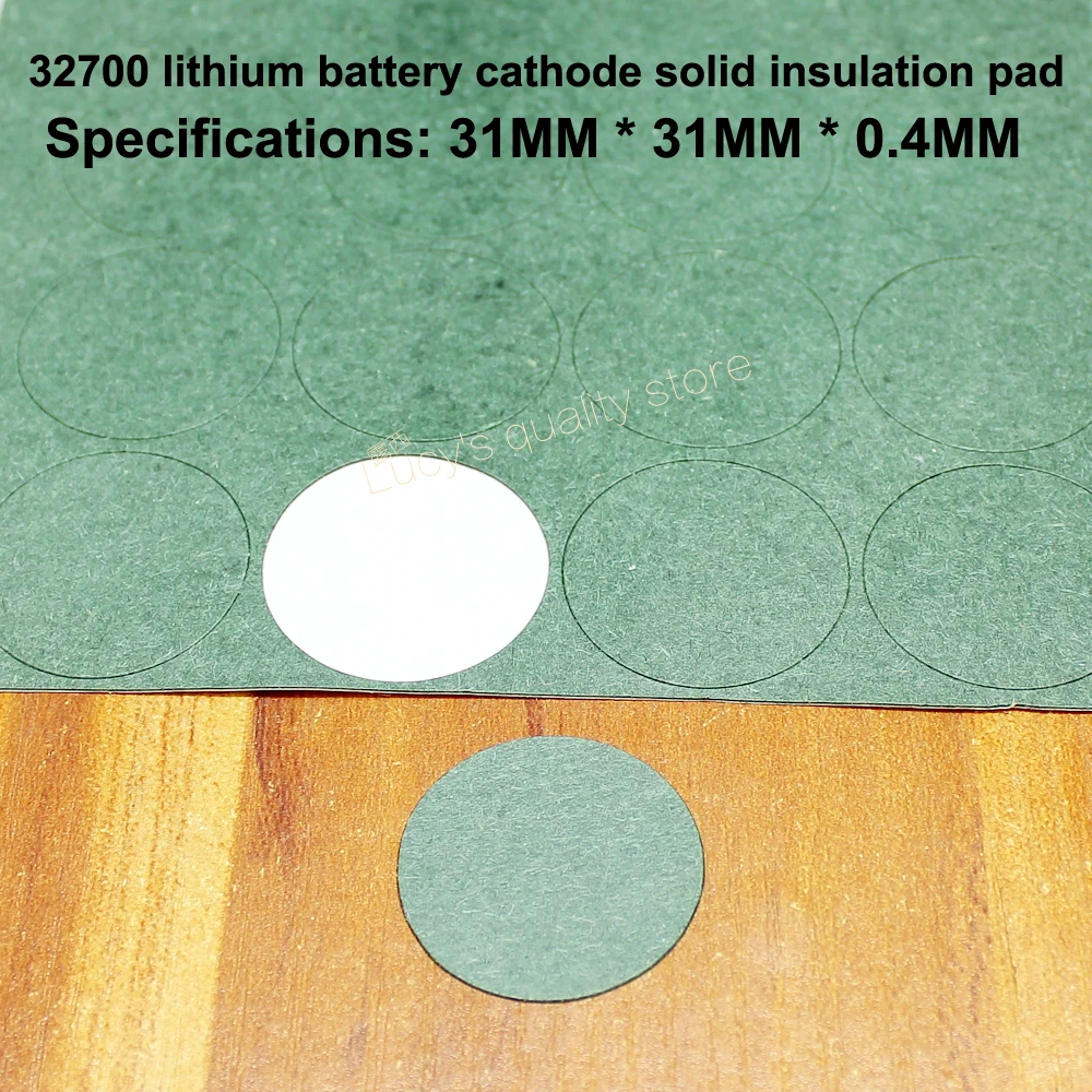 100buc/lot 32650 baterie de litiu de izolare garnitura de litiu fosfat de fier gol suprafață mat meson cap șurub izolare mat 4