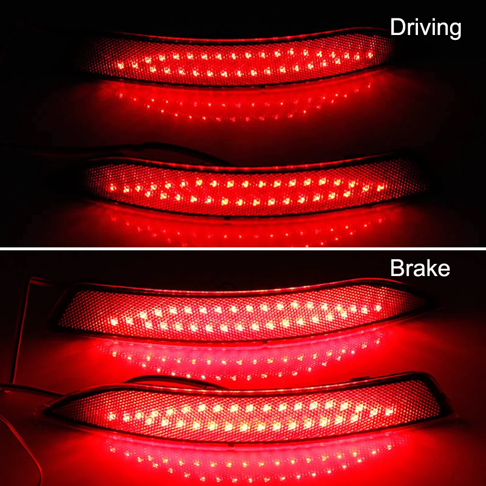 OKEEN 2 buc LED-uri Bara Spate Reflector Lumina Pentru VW Jetta Mk6 2012 2013 2014 2015 Conducere Auto Lumina de Frână Auto Spate Coada de Lumină 12V 2