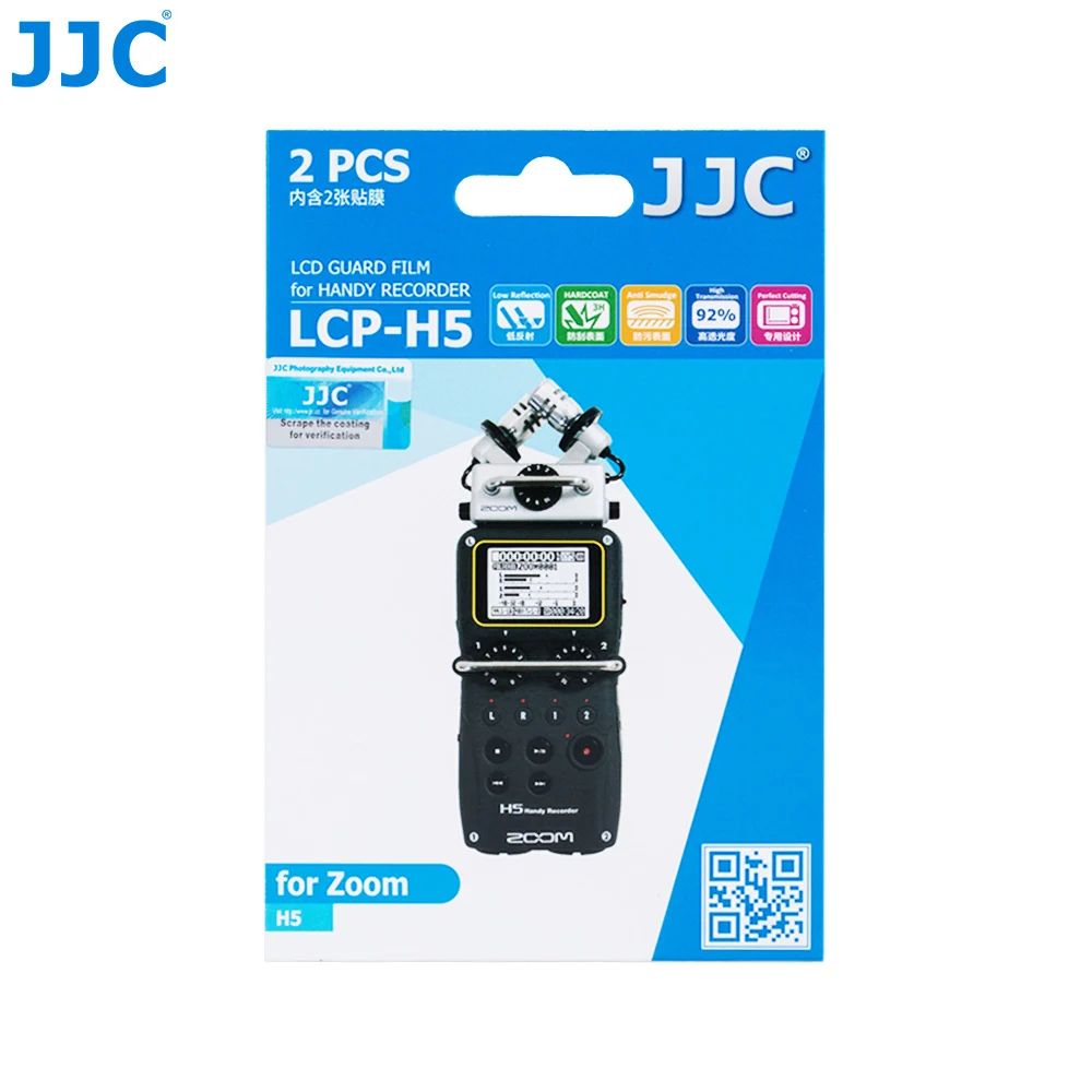 JJC Handy Recorder Ecran Proctor pentru ZOOM H6 H5 H4n LCD Garda de Film de Afișare Acoperire 1