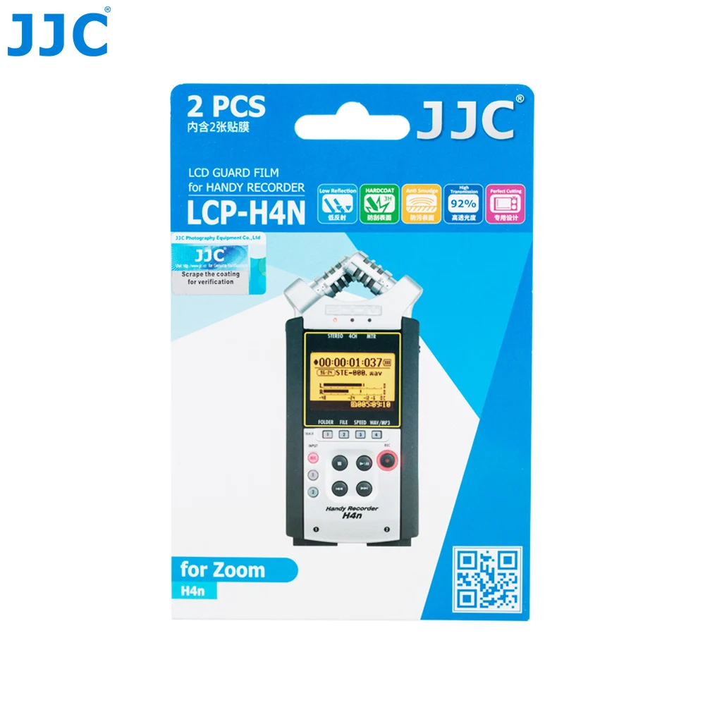 JJC Handy Recorder Ecran Proctor pentru ZOOM H6 H5 H4n LCD Garda de Film de Afișare Acoperire 2