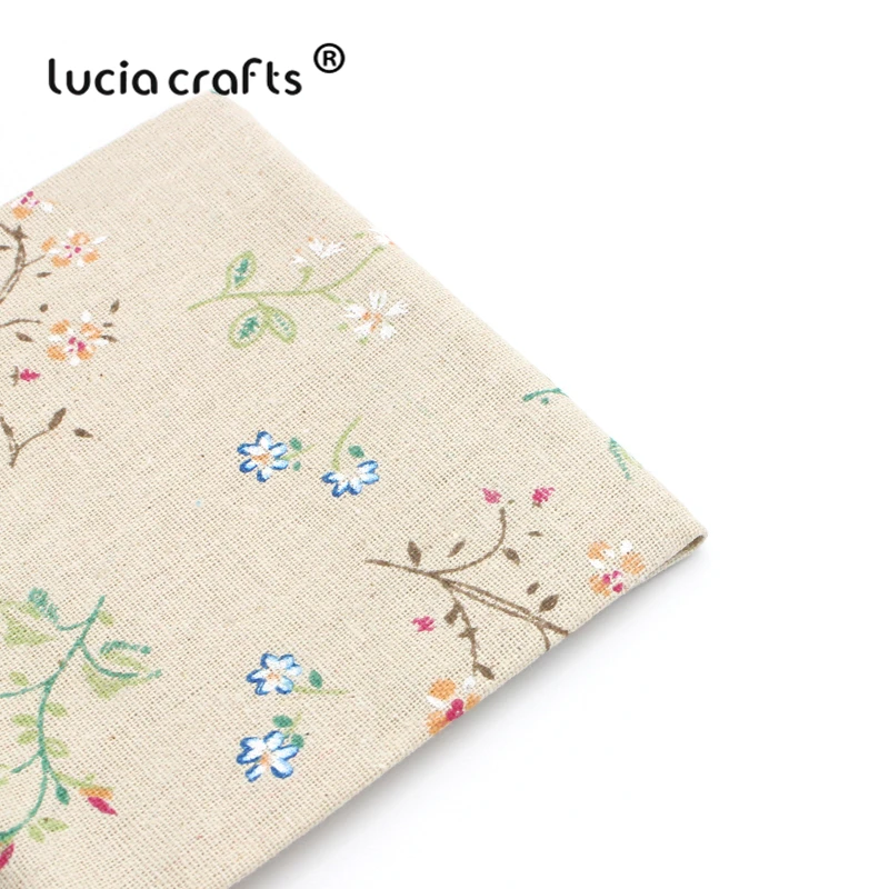 Vanzare Lucia meserii 50*50cm Imprimare lenjerie de pat din bumbac textile Mozaic DIY Cusut Tesatura Material H0916 3