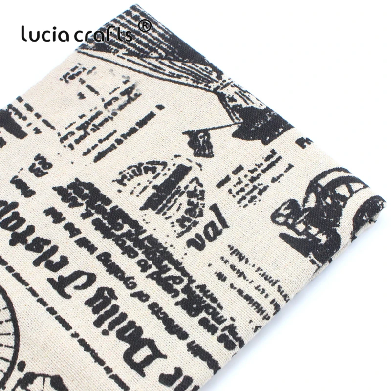 Vanzare Lucia meserii 50*50cm Imprimare lenjerie de pat din bumbac textile Mozaic DIY Cusut Tesatura Material H0916 4