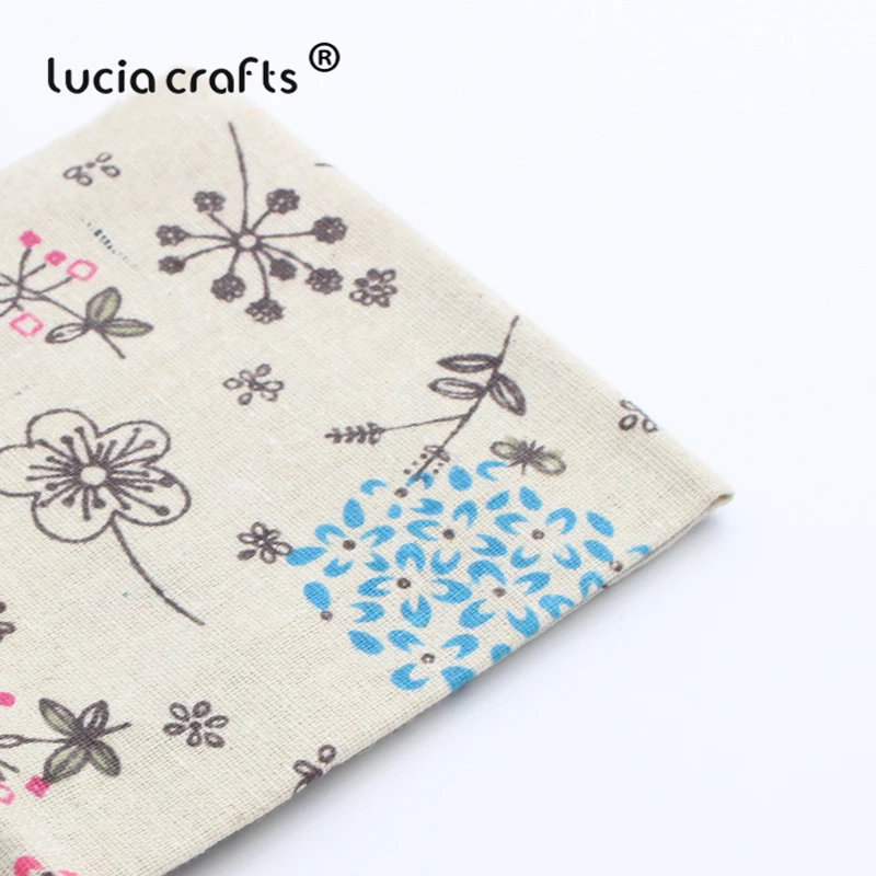Vanzare Lucia meserii 50*50cm Imprimare lenjerie de pat din bumbac textile Mozaic DIY Cusut Tesatura Material H0916 5
