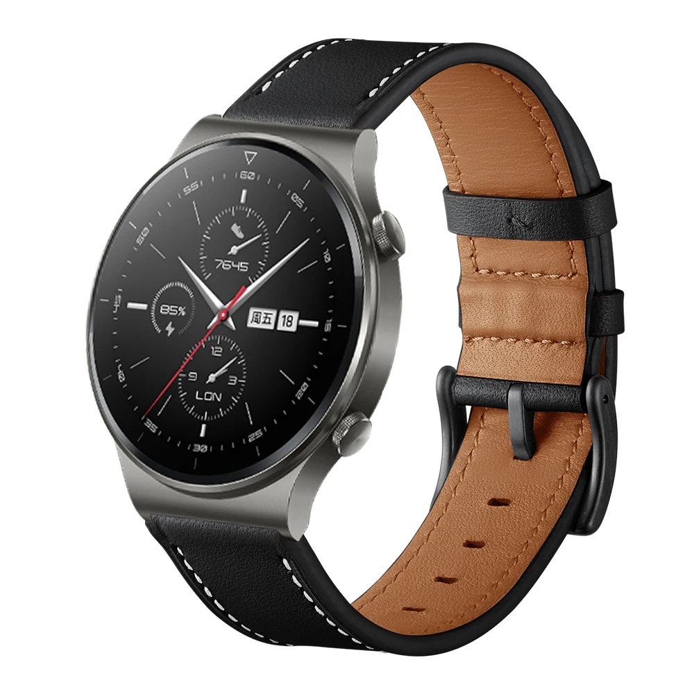 UEBN curea din piele pentru Ceas Huawei GT 2 Pro Banda pentru Ceas GT 2 42mm 46mm GT 2e & Onoare ES Bratara Watchband 1