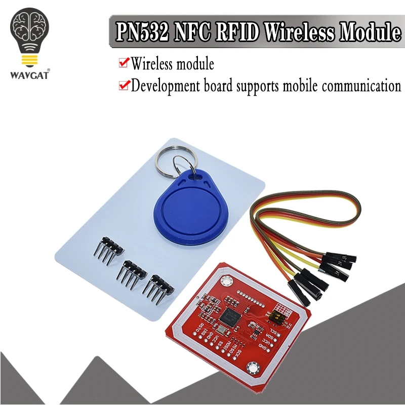 1Set PN532 NFC, RFID Modulul Wireless V3 Utilizator Kituri Cititor de Scriitor Modul IC S50 Card PCB Attenna I2C IIC SPI HSU Pentru Arduino WAVGAT 0