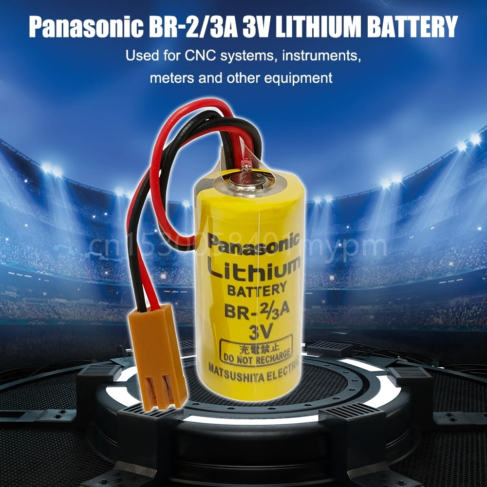 5PCS Original Panasonic BR-2/3A 17335 3V 1200mAh baterie Litiu Baterii Li-ion cu Maro Plug pentru Instrumente de măsură 1