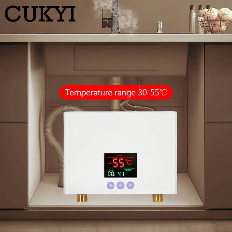 3KW/5.5 KW Incalzitor de Apa Instant de Incalzire Rapida Inteligente de Conversie de Frecvență Constantă Temperatura de Control de la Distanță Incalzitor de Apa NOI 5