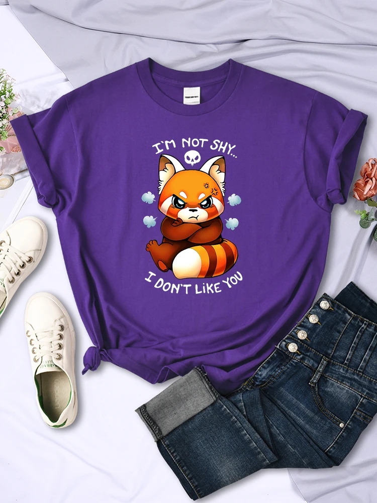 Adorabil Furios Fox Cutie Casual Imprimare Femei T shirt Primavara-Vara Moda Streetwear Moale tricouri Maneca Scurta Femei Tricouri 1