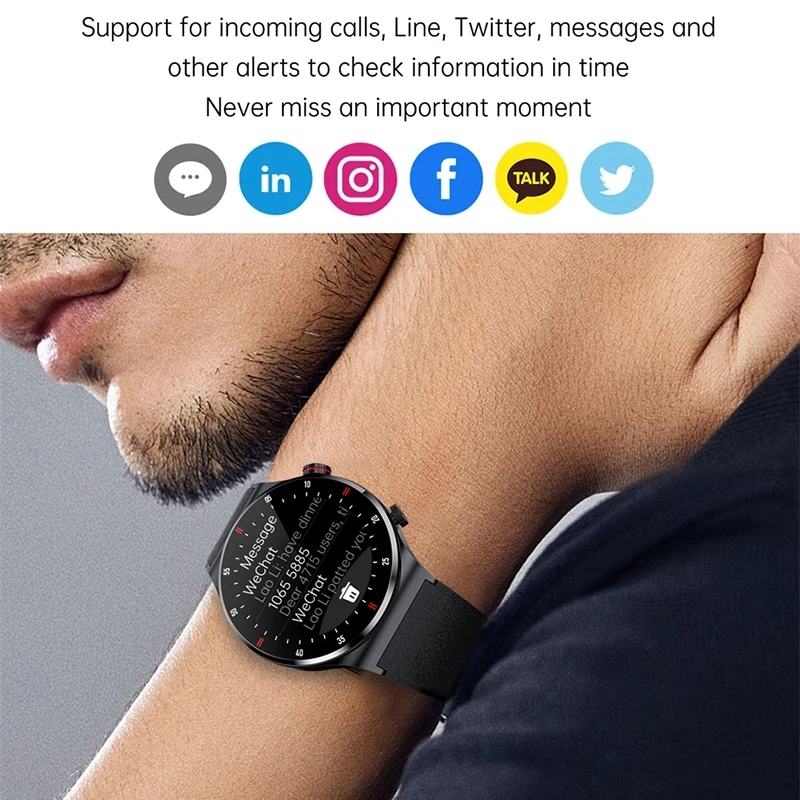2022 Nou de apelare Bluetooth ceas Inteligent Bărbați Ecran tactil Complet de fitness Sport ceas Bluetooth este Potrivit Pentru Android ios ceas Inteligent 5