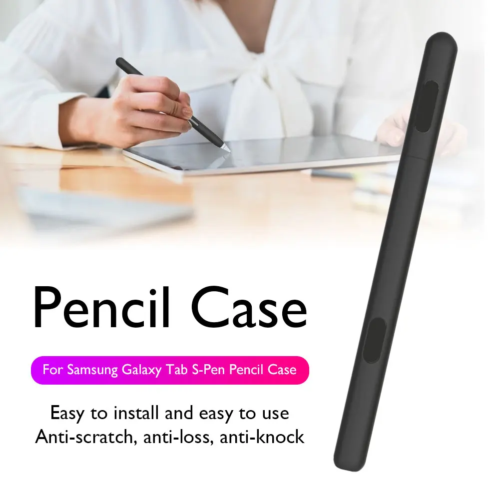 Pentru Samsung Galaxy Tab S6 Lite S Pen Caz De Desene Animate Drăguț Tableta Pentru Galaxy - Tab S8 S6 S7 S-Pen Capac Simplu De Silicon Caz Creion 3
