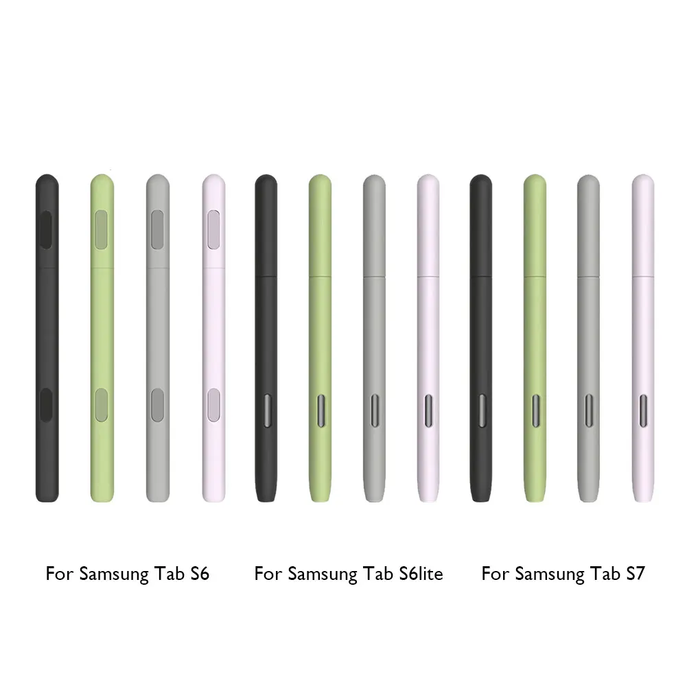Pentru Samsung Galaxy Tab S6 Lite S Pen Caz De Desene Animate Drăguț Tableta Pentru Galaxy - Tab S8 S6 S7 S-Pen Capac Simplu De Silicon Caz Creion 5