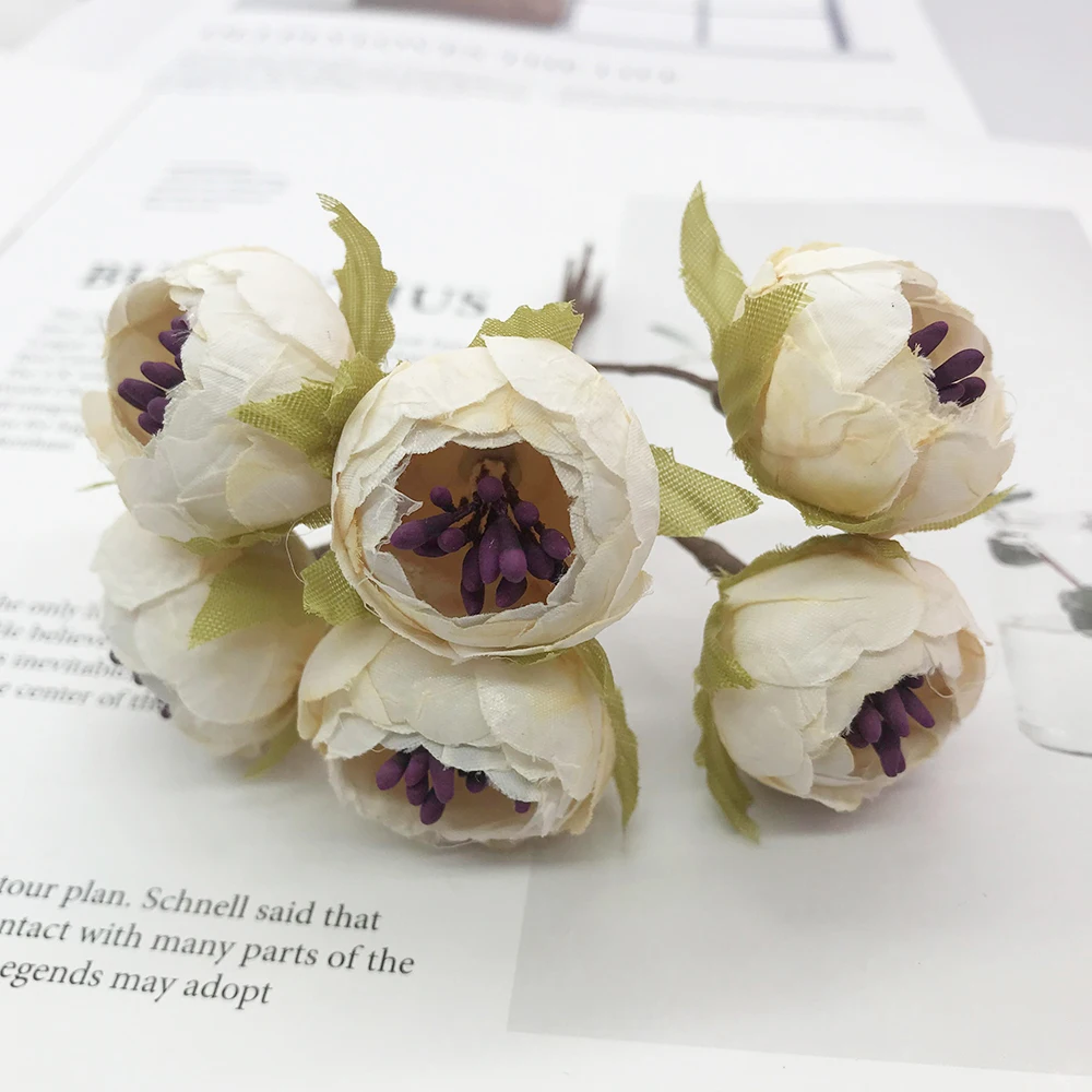 Stamen Crescut Flores DIY Cutie de Cadou Album de Nunta Decor Ghirlanda Decor Acasă Flori Artificiale Ieftine decor în aer liber 2