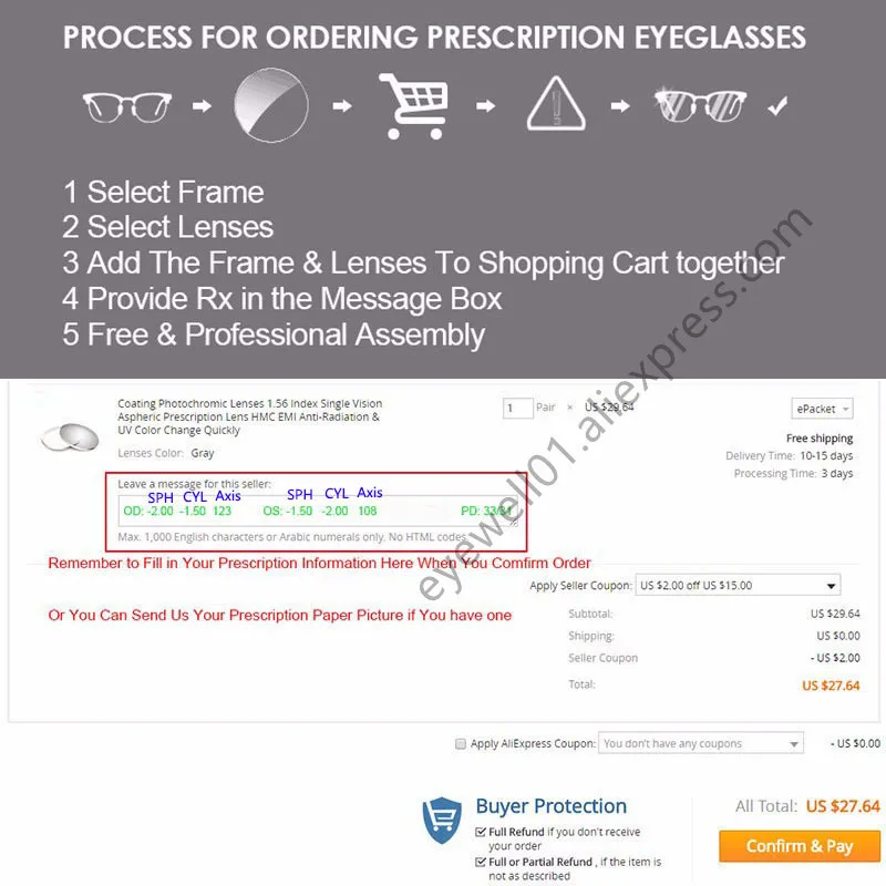 BCLEAR 1.61 Indicele de Rășină Lentile Optice, Lentile UV400 Reflexie Optică Ochelari pentru Prezbiopie Lectură Subțire de Calitate 4