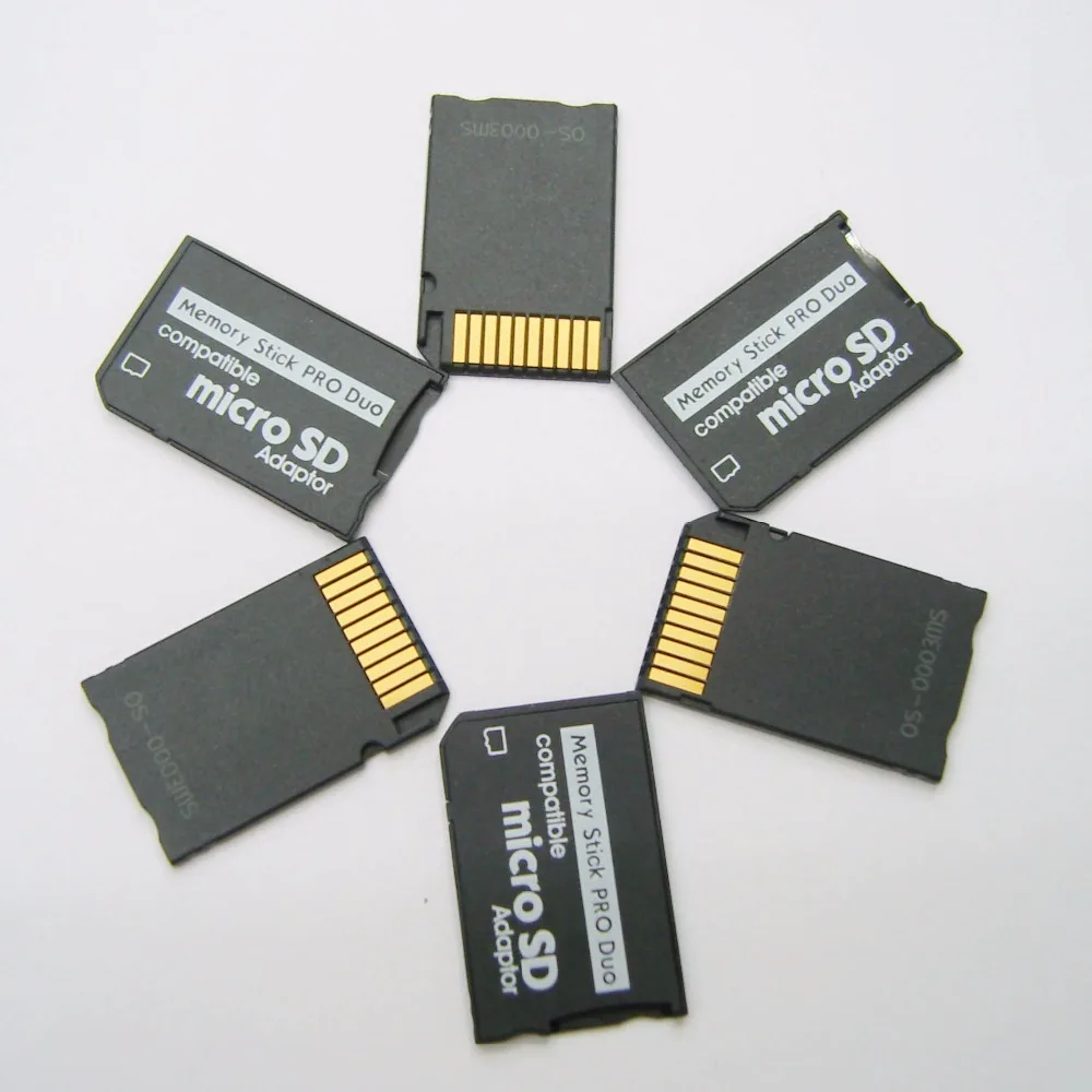 30pcs adaptorul de card de memorie Micro SD pentru Memorie Stick Pro Duo Adaptor Pentru PSP Sopport Class10 micro SD 0