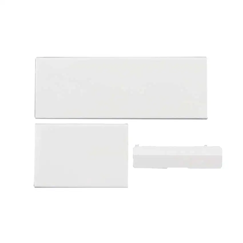 YuXi Cinstea Card Ușa Bateriei Ușa din Spate Acoperă Capace Shell 3 în 1 de Înlocuire Pentru Consola Wii Negru/Alb 4