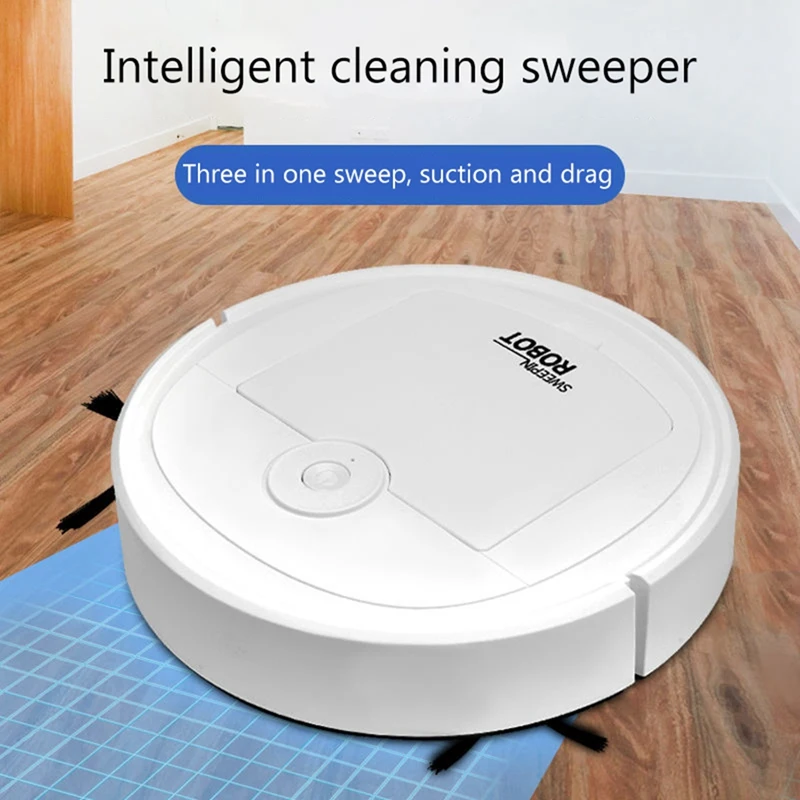 Vid Robotizate Inteligent Zgomot Redus Măturător De Praf De Veghe Carpet Cleaner 3