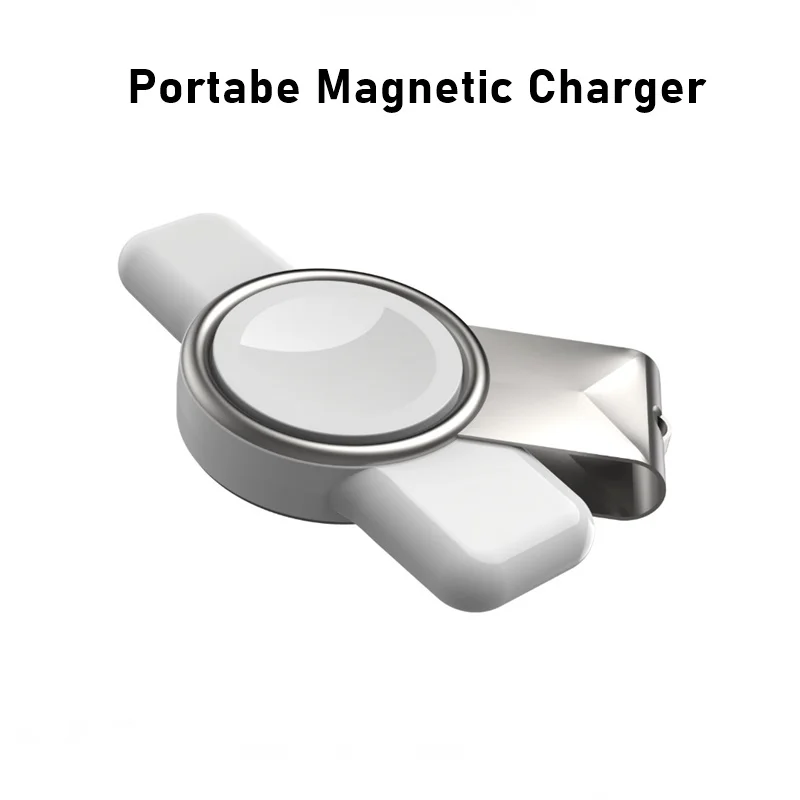 Portabil Magnetic Wireless Incarcator pentru Apple Watch 7 6 5 4 3 2 1 Rapid de Încărcare Pad Stație pentru Samsung Galaxy Watch S3 S4 Active 1