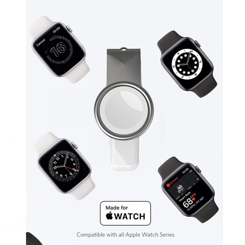 Portabil Magnetic Wireless Incarcator pentru Apple Watch 7 6 5 4 3 2 1 Rapid de Încărcare Pad Stație pentru Samsung Galaxy Watch S3 S4 Active 3