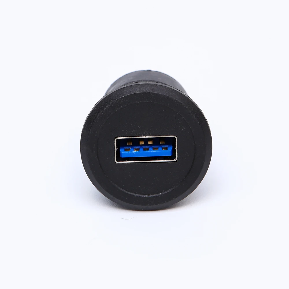 22mm conector USB socket Economie mai Ieftin Plastic Tip USB3.0 Conector Femeie la Femeie Un 3