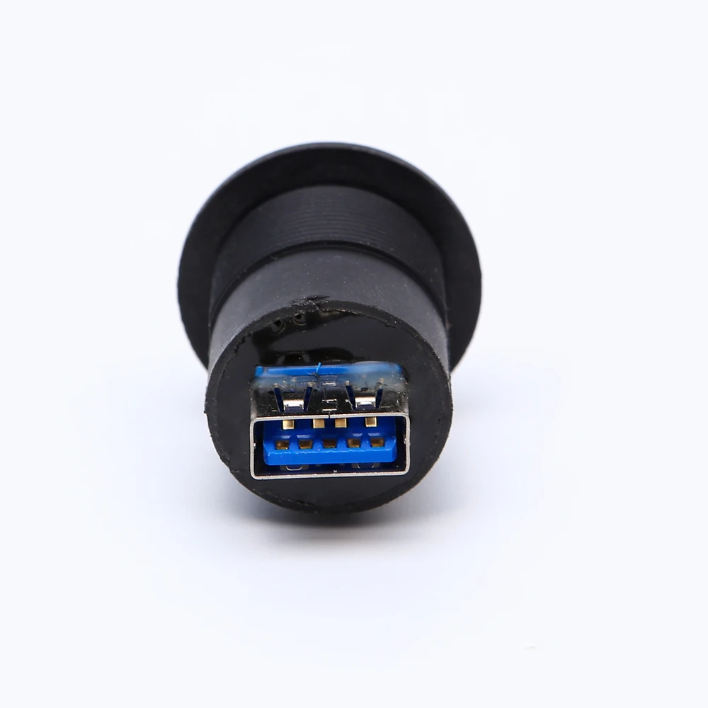 22mm conector USB socket Economie mai Ieftin Plastic Tip USB3.0 Conector Femeie la Femeie Un 4